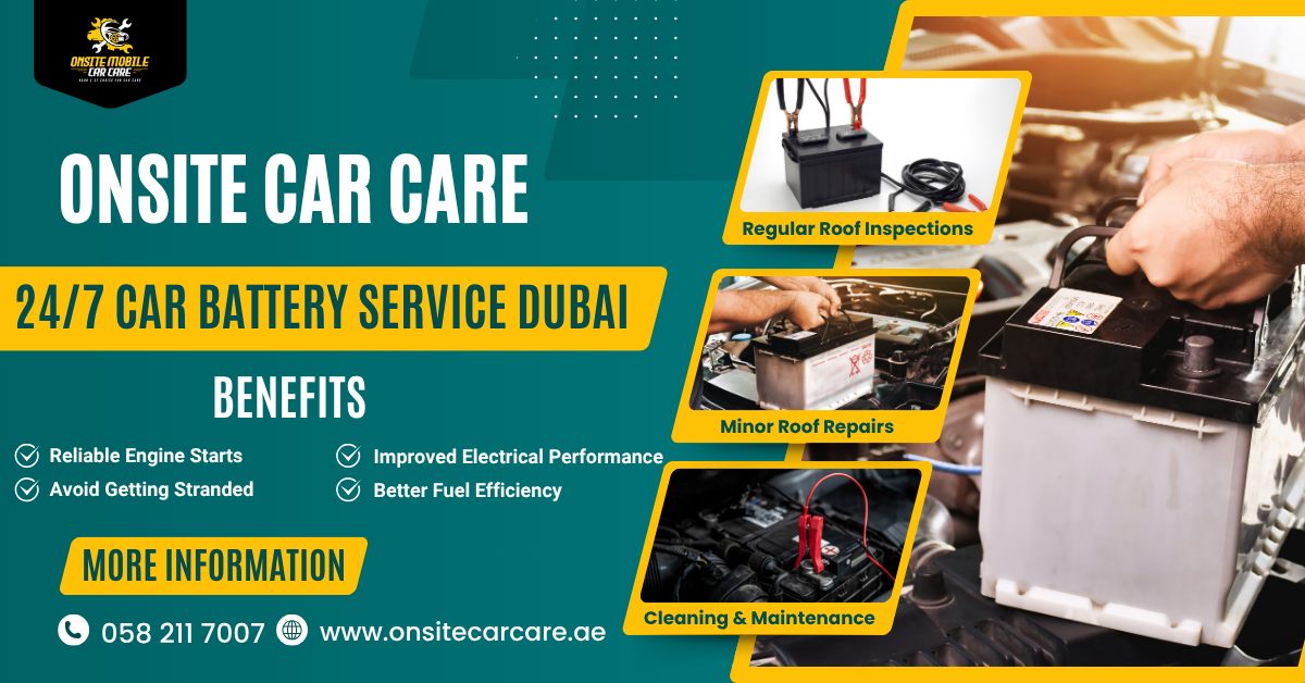 24:7 Car Battery Service Dubai