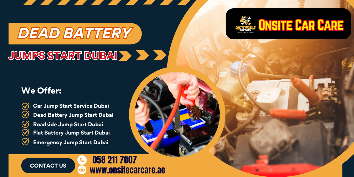 Dead Battery Jump Start Dubai